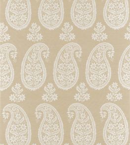 Campania Paisley Fabric by Anna French Beige Campania Paisley Fabric by Anna French Beige