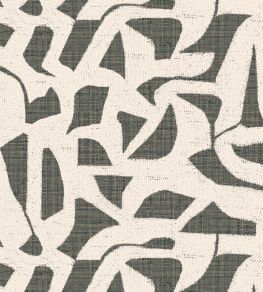 Cana Wallpaper by Casamance Anthracite Cana Wallpaper by Casamance Anthracite