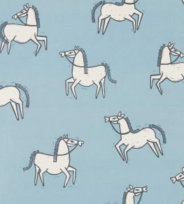Canter Wallpaper by Scion Denim Canter Wallpaper by Scion Denim