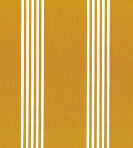 Canvas Stripe Fabric by Ian Mankin Ochre