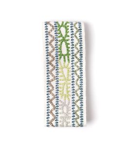 Caravanne Border Trim by Christopher Farr Cloth Green Caravanne Border Trim by Christopher Farr Cloth Green