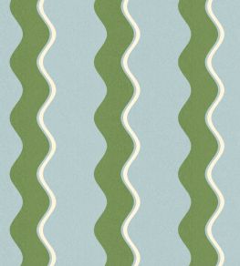 Cari Wave Wallpaper by Woodchip & Magnolia Pacific Blue Cari Wave Wallpaper by Woodchip & Magnolia Pacific Blue