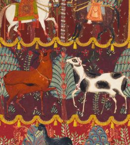 Carnaval Wallpaper by MINDTHEGAP Red Yellow Carnaval Wallpaper by MINDTHEGAP Red Yellow