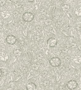 Caroline Wallpaper by Sandberg Moss Green Caroline Wallpaper by Sandberg Moss Green