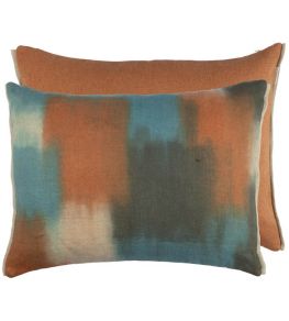 Carres Ombres Cushion 45 x 60cm by Designers Guild Terracotta