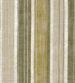 Carskiey Broad Stripe Wallpaper by Fermoie Bottle Green