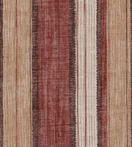 Carskiey Broad Stripe Fabric by Fermoie Brown
