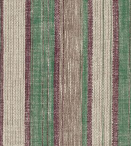 Carskiey Broad Stripe Wallpaper by Fermoie Green/Purple