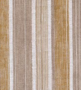 Carskiey Broad Stripe Fabric by Fermoie Neutral/Yellow Carskiey Broad Stripe Fabric by Fermoie Neutral/Yellow