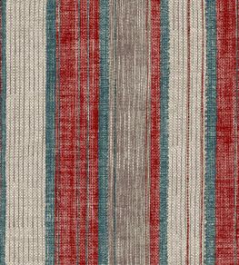 Carskiey Broad Stripe Wallpaper by Fermoie Red/Teal
