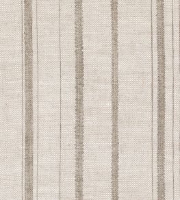 Carskiey Single Stripe Fabric by Fermoie Grey Carskiey Single Stripe Fabric by Fermoie Grey