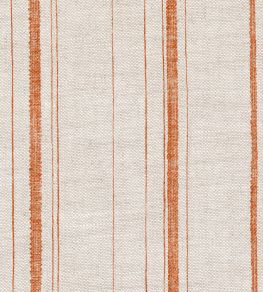 Carskiey Single Stripe Fabric by Fermoie Orange Carskiey Single Stripe Fabric by Fermoie Orange