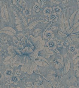 Casa De Fiore Wallpaper by Eijffinger Khaki/Blue Casa De Fiore Wallpaper by Eijffinger Khaki/Blue