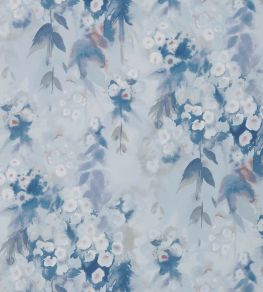 Cascade Wallpaper by 1838 Wallcoverings Cornflower Cascade Wallpaper by 1838 Wallcoverings Cornflower