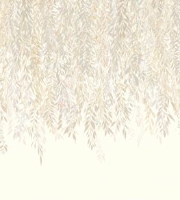 Cascading Willow Mural by Ohpopsi Parchment Cascading Willow Mural by Ohpopsi Parchment