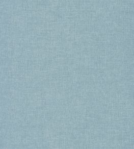 Linen Uni Metallic Wallpaper by Caselio Bleu