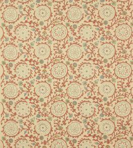 Caspian Fabric by Colefax and Fowler Tomato Caspian Fabric by Colefax and Fowler Tomato