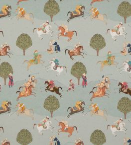 Caspian Fabric by GP & J Baker Aqua Caspian Fabric by GP & J Baker Aqua