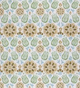 Cassia Fabric by Clarke & Clarke Seafoam/Mustard Cassia Fabric by Clarke & Clarke Seafoam/Mustard