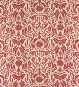 Castellane Fabric by Nina Campbell Brique Castellane Fabric by Nina Campbell Brique