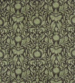 Castellane Fabric by Nina Campbell Green/Chocolate Castellane Fabric by Nina Campbell Green/Chocolate