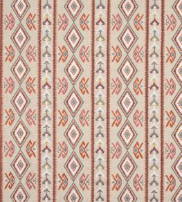 Castille Fabric by Colefax and Fowler Red/Sand