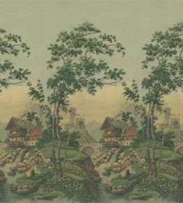 Castle Scene 1 Mural by Designers Guild Forest
