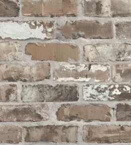 Castlefield Brick Wallpaper by Woodchip & Magnolia Charcoal Castlefield Brick Wallpaper by Woodchip & Magnolia Charcoal