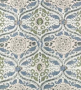 Cecilia Wallpaper by Anna French Blue and Green Cecilia Wallpaper by Anna French Blue and Green