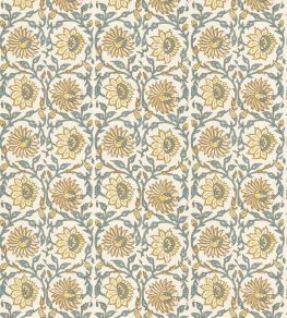 Cecily Wallpaper by GP & J Baker Ochre/Teal