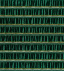 Celesta Stripe Fabric by Osborne & Little Emerald