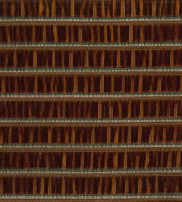 Celesta Stripe Fabric by Osborne & Little Terracotta