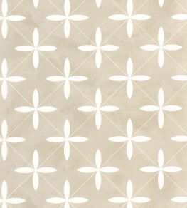 Cement Tiles Wallpaper by Caselio Beige Cement Tiles Wallpaper by Caselio Beige
