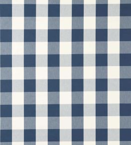 Central Check Fabric by Scion Indigo