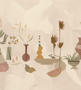 Centrepiece Composition Mural by Tres Tintas Pink Centrepiece Composition Mural by Tres Tintas Pink