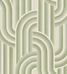 Ceramic Arches Wallpaper by Eijffinger Green Ceramic Arches Wallpaper by Eijffinger Green