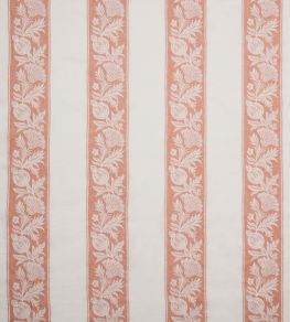 Cerney Stripe Fabric by Nina Campbell Coral