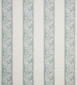 Cerney Stripe Fabric by Nina Campbell Teal Cerney Stripe Fabric by Nina Campbell Teal