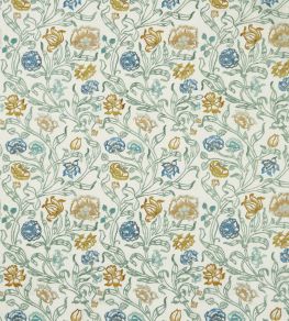 Chabot Fabric by Nina Campbell Blue/Yellow