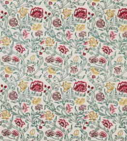 Chabot Fabric by Nina Campbell Green/Red