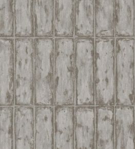 Chalk Stone Wallpaper by Arte Silver Chalk Stone Wallpaper by Arte Silver