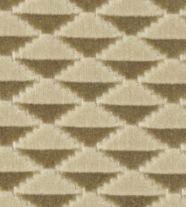 Chand Baori Fabric by JORO J2-Moss/Linen