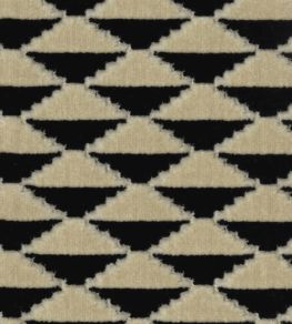 Chand Baori Fabric by JORO J5-Black/Linen