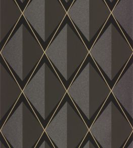 Chaplin Wallpaper by Casadeco Noir Fusain