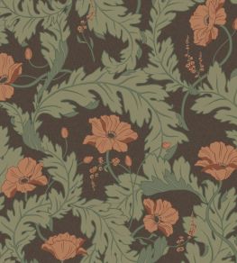 Charlotta Wallpaper by Sandberg Brown Charlotta Wallpaper by Sandberg Brown