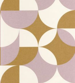 Charly Wallpaper by Caselio Vert Violet