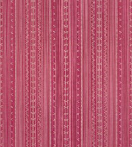 Charter Stripe Embroidery Fabric by Thibaut Raspberry Charter Stripe Embroidery Fabric by Thibaut Raspberry
