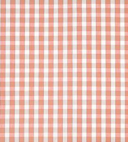 Check Fabric by Nina Campbell Coral Check Fabric by Nina Campbell Coral