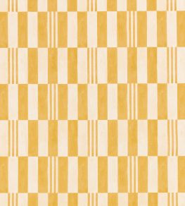 Checkerboard Recycled Fabric by Kirkby Design Sunshine Checkerboard Recycled Fabric by Kirkby Design Sunshine