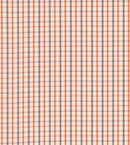 Checkers Fabric by George & Minnie Ink/Coral Checkers Fabric by George & Minnie Ink/Coral
